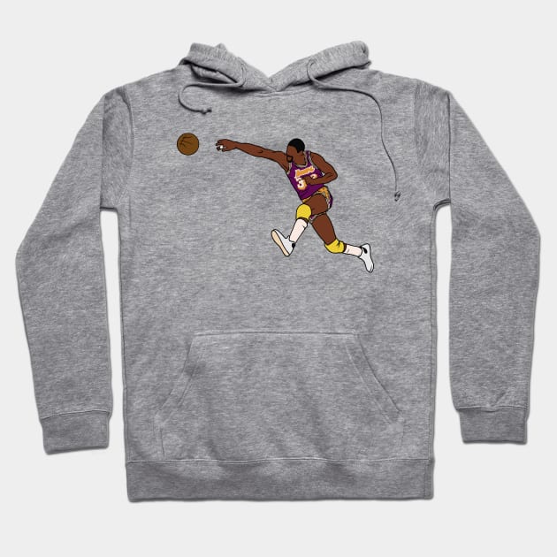 Magic Johnson Pass Hoodie by rattraptees